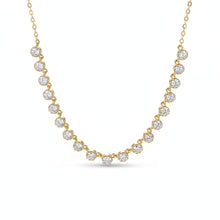 Adèle | Collier Moissanite Certifiée Plaqué Or 14K