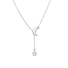 Luna | Collier Choker Lune & Étoile UNISEX - Argenté