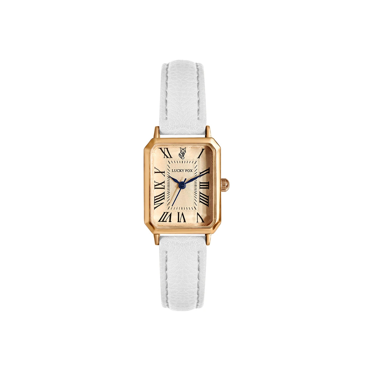 Éléonore | Montre Femme Cadran Carré en Cuir
