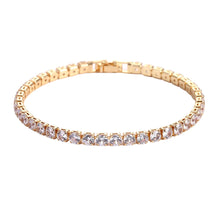 Nova | Bracelet Tennis Zircon 4 mm - Doré UNISEX