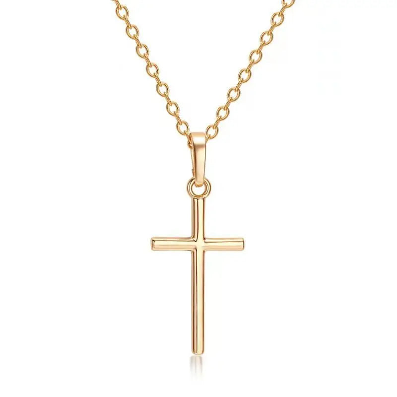 Faith | Collier Croix Jésus - Doré