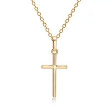 Faith | Collier Croix Jésus - Doré