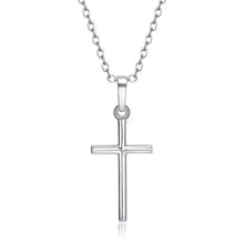 Faith | Collier Croix Jésus - Argenté