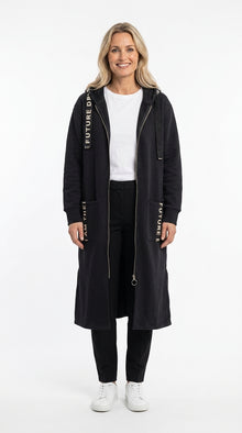 Maëlle | Manteau Sweat Oversize à Capuche