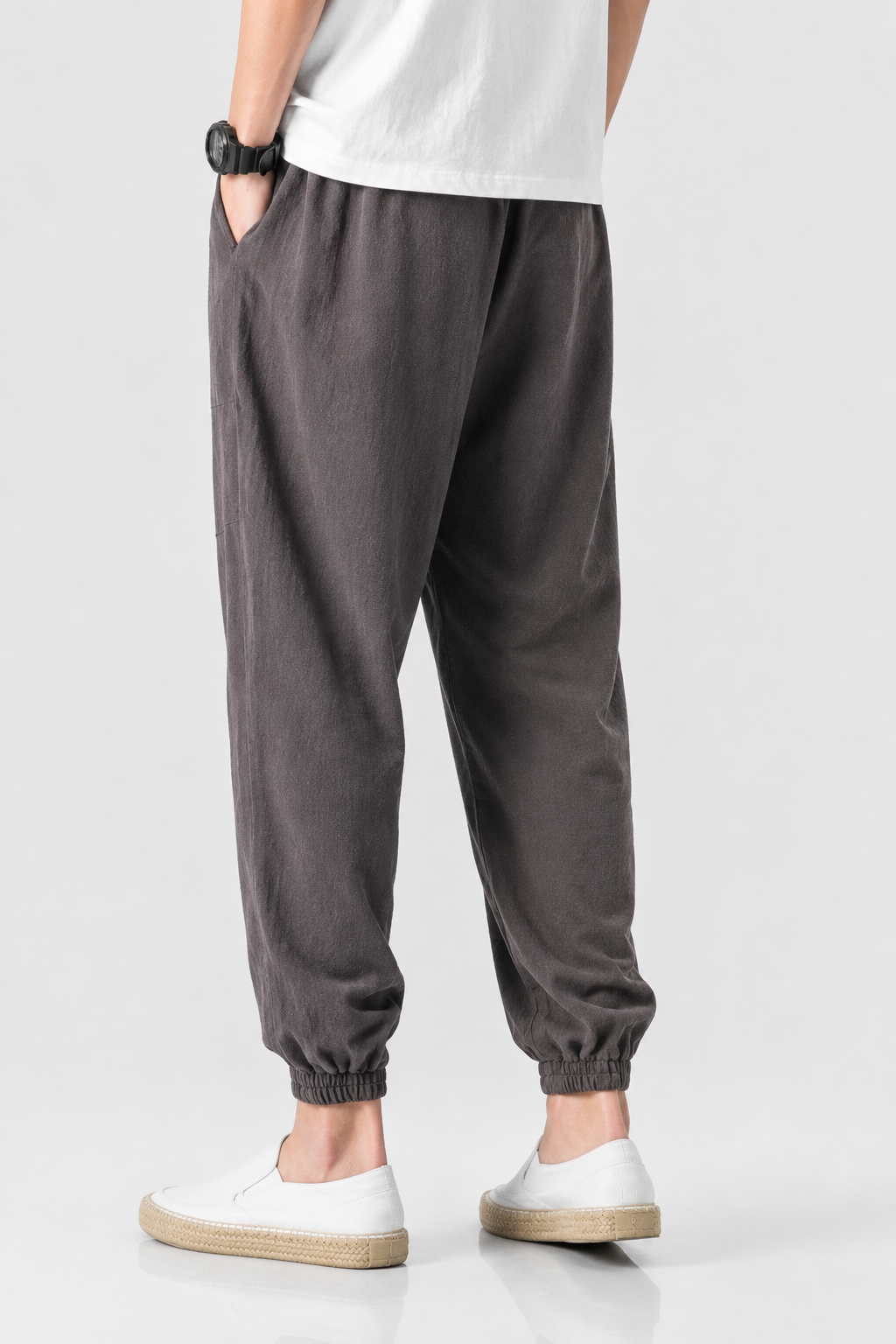 Marius | Pantalon Large Homme Coton Lin