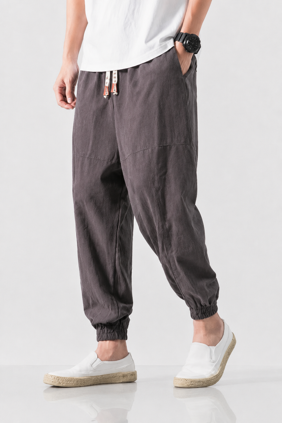 Marius | Pantalon Large Homme Coton Lin