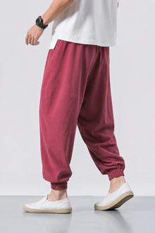 Marius | Pantalon Large Homme Coton Lin