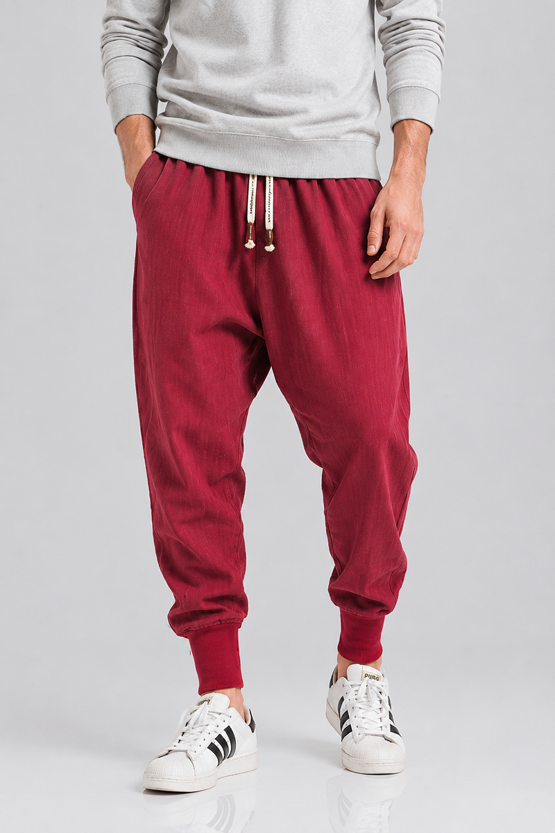 Noé | Pantalon Sarouel Homme Coton Lin