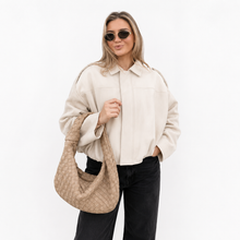 Élise | Veste Oversize Bombée - Crème