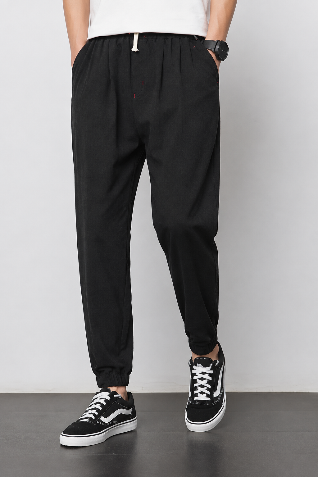 Léon | Pantalon Lantern Homme Coton Lin Été