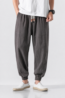 Marius | Pantalon Large Homme Coton Lin