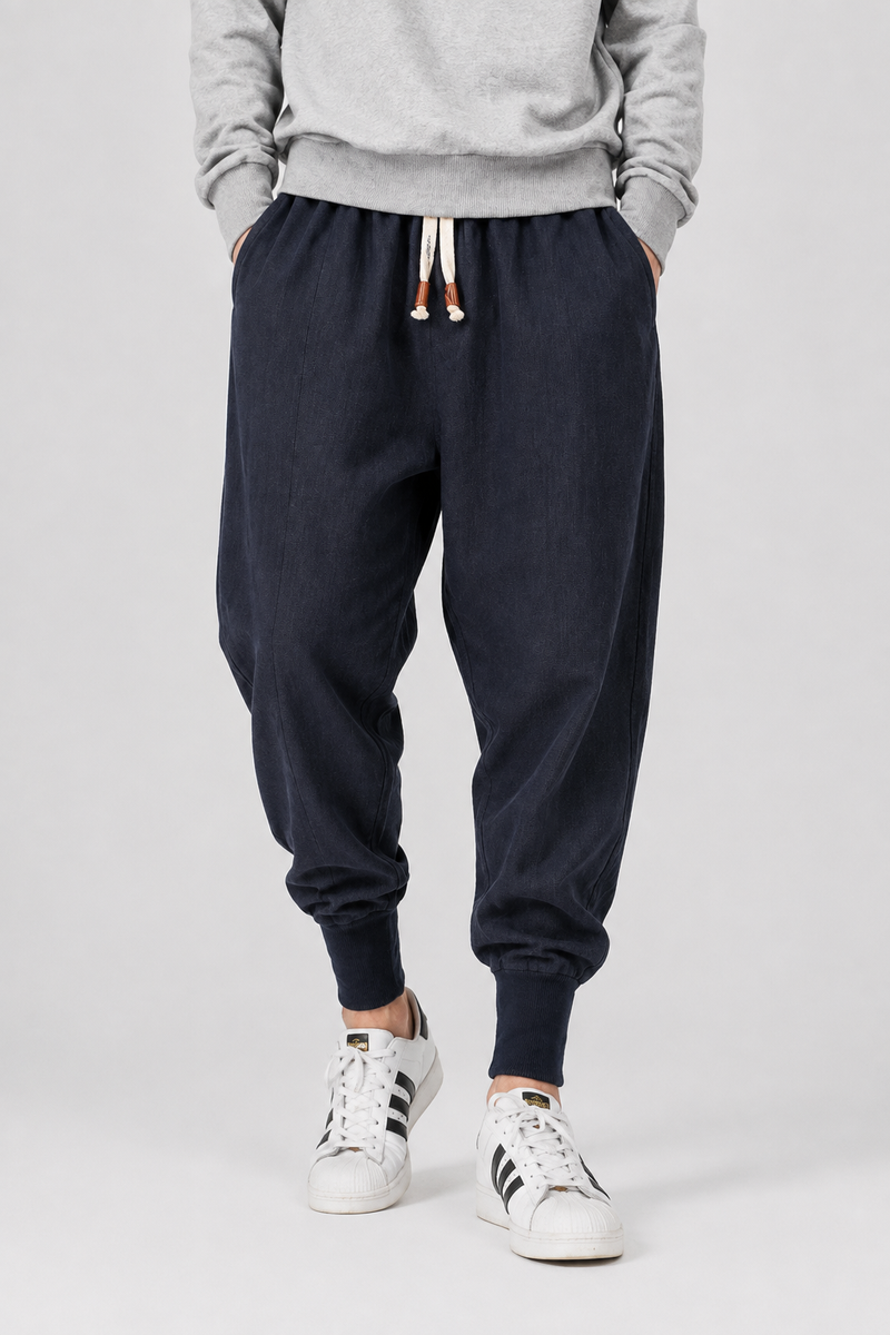 Noé | Pantalon Sarouel Homme Coton Lin