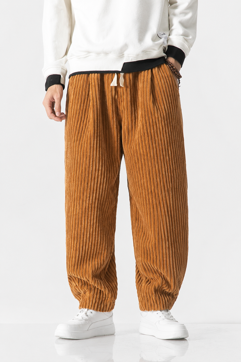 Théo | Pantalon Sarouel Velours Côtelé Homme