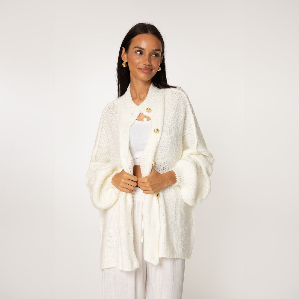 Gilet oversize « CozyGlam »