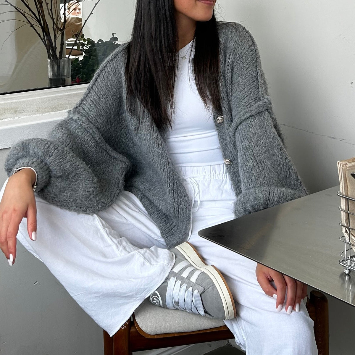 Gilet oversize « CozyGlam »