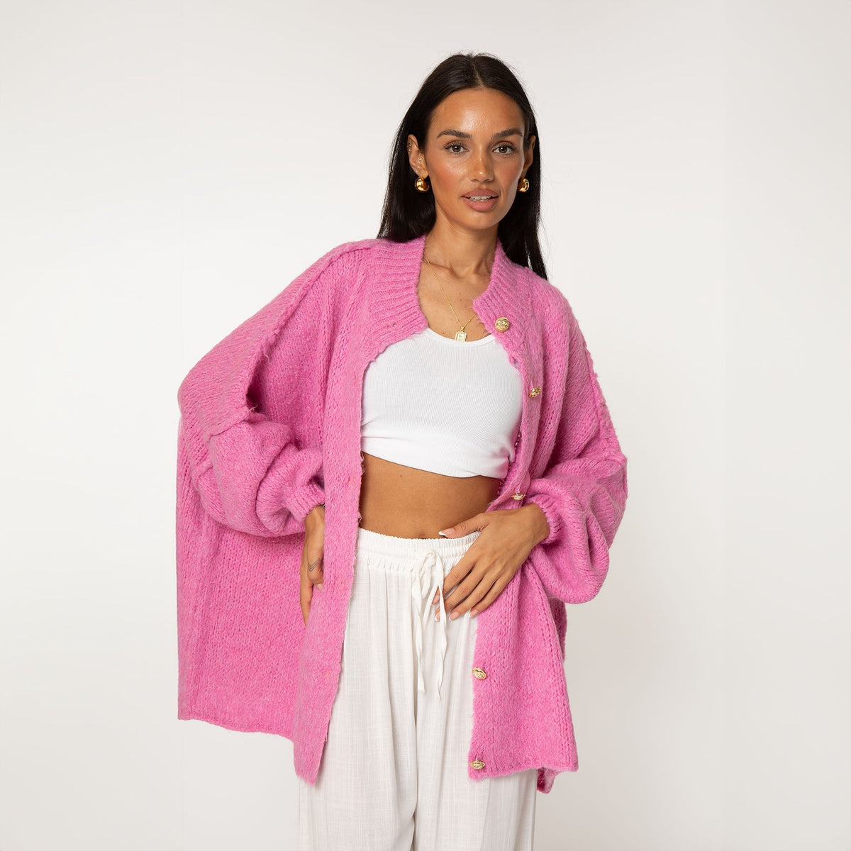 Gilet oversize « CozyGlam »